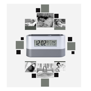 Điện tử máy tính để bàn hiển thị kỹ thuật số Đồng hồ báo thức với chủ bút và tiện ích lưu trữ Hộp Quà tặng khuyến mãi Đồng hồ bàn - Product Image 3