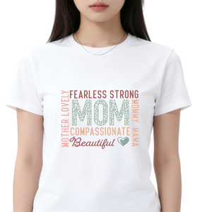 הדפסת העברת חום אופנתית וניתנת לכביסה ליום האם, הדפסי DTF להעברת חום לחולצות טי - Product Image 2