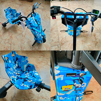 Triciclo Eléctrico de Gran Venta con Rotación de 360 Grados, Motor de 250W y 36V, Crazy Drift Trike para Niños, Coche de Juguete para Montar