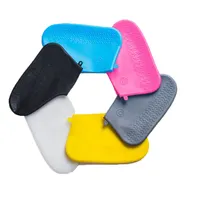 Aeofa 재사용 가능한 야외 빨 수있는 방수 신발 커버 비 실행 방수 어린이 여성 남성 실리콘 신발 커버 S M L