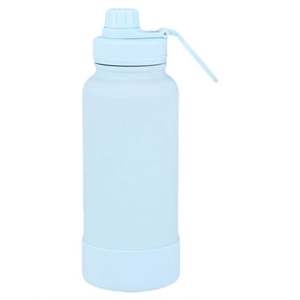 Customized 32Oz Stainless Steel Wide Mouth Vacuum Flask <b>Gym</b> Sport Insulated Water Bottle With Two Lid - Product Image 1