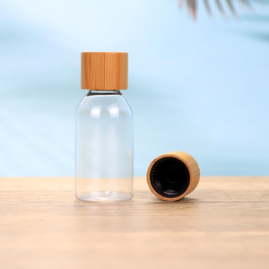 Bouchon à vis en bambou personnalisé, prix bas, bouteille en plastique, couvercle en bambou, bouchon en bambou - Product Image 3