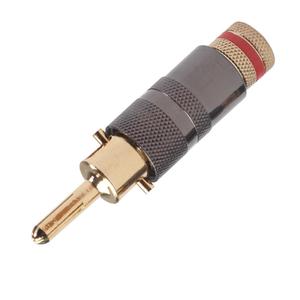 Lockable Banana <strong>Plug</strong> Connector, <strong>Speaker</strong> Cable <strong>Plug</strong>, Hifi Screw Locking Audio Adapter - Product Image 2