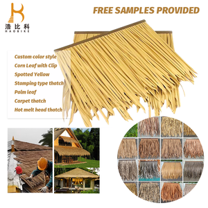 Truyền thống chống cháy tổng hợp trang trí Nâu CuộN biệt thự DIY thatch lợp mái cỏ nhân tạo cho ngôi nhà - Product Image 4