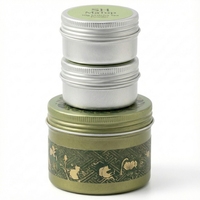 Boîte en aluminium de 10g de poudre de thé matcha, petit pot d'échantillon