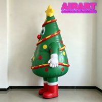 Costume d'arbre gonflable pour défilé de Noël, accessoires de festival