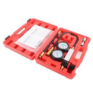 टॉप सेल्स टू 21 सिलेंडर लीक हुआ टेस्टर किट दोहरे दबाव गेज इंजन संपीड़न लीक डिटेक्टर रिसाव परीक्षण सेट ओएम ओडम डिम - Product Image 2