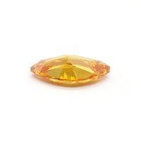 Zircon AAA jaune doré taillé à la machine 2x4mm Marquise pour bagues plaquées or Zircon cubique Diamant Prix compétitif par chaleur