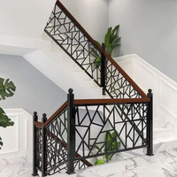 Rampe d'escalier moderne en fer et aluminium, simple, pour intérieur, grenier, villa, plateforme, décoration, garde-corps de sécurité, balustrade