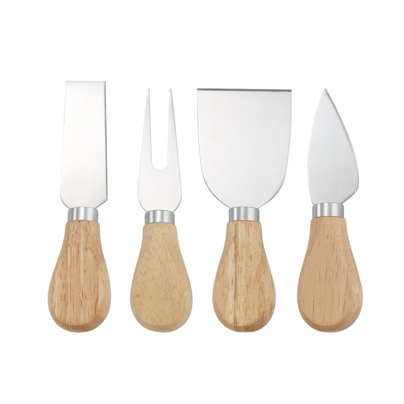 Set di coltelli da formaggio in acciaio inossidabile giallo