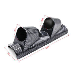 Cubierta de Tablero de Fibra de Carbono CNSPEED, Soporte para Instrumentos de 52 mm, Panel de Medidores Universal para Automóvil - Product Image 2