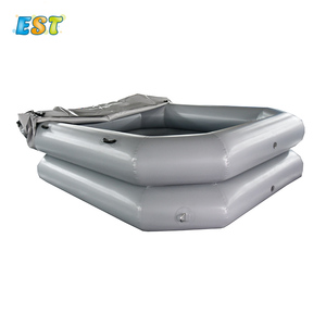 Piscina inflable de doble cubierta para exteriores, piscina <span class=keywords><strong>con</strong></span> cubierta para patio trasero, color gris, de verano, nuevo diseño - Product Image 6