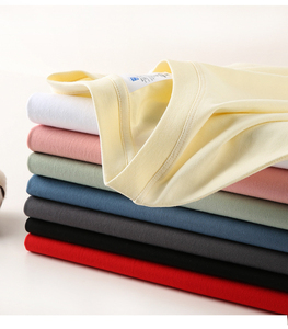 MT2661 Vente en gros par le fabricant, t-shirts unisexes personnalisés en coton 100% 240 g/m², t-shirts pour hommes à épaules tombantes - Product Image 6