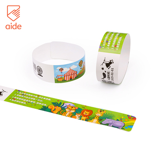 워터 파크 용 직접 인쇄 맞춤형 손목 밴드 열 팔찌 롤 식별 팔찌 열 팔찌 티켓 팔찌 - Product Image 5