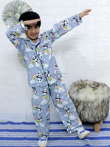 Ropa de dormir de algodón de primera calidad para niños, pijamas para niños, ropa para el hogar, conjuntos de pantalones largos, precio al por mayor, ropa al por menor - Product Image 2