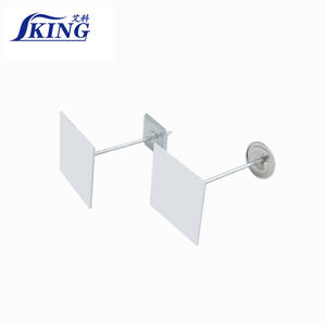IKING Gancio Adesivo 50 <span class=keywords><strong>x</strong></span> 50 mm con Base 12GA, Gancio Autoadesivo per Isolamento, Produttore di Ganci per Isolamento - Product Image 4