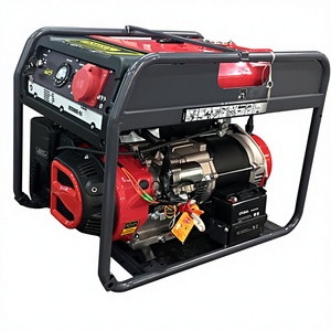 Knight Series High Quality Recoil Start Single Phase 50/60Hz 8KW Portable 4-Stroke <b>Gasoline</b> <b>Generator</b> 230V AC POWERAC - Product Image 3