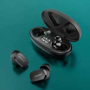 High quality mini small size simple design TWS earbuds headphone best bluetooth LED digital display wireless earphones