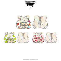 Sac en Mylar Personnalisé 3.5 avec Boîte de Présentation pour Emballage de Bonbons, Biscuits, Gummies, Résistant aux Enfants, 3.5g 7g 14g, Sacs en Mylar Découpés