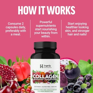 Cápsulas de Colágeno con Extracto de Soya, Suplemento de Vitaminas para Cabello, Piel y Uñas, Marca Privada OEM/ODM - Product Image 4