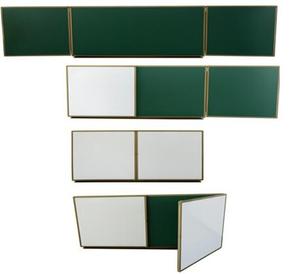 Lavagna Verde Pieghevole da Parete con Pannelli Multipli per Insegnanti, Lavagna per Scrittura per Aule Scolastiche - Product Image 3