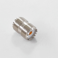 Adaptateur de connecteur coaxial RF UHF(SO239) femelle vers UHF(SO239) femelle