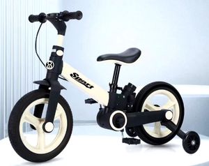 Siège réglable 12-18 pouces enfant vélo fourche en acier plastique multicolore ordinaire pédale vélo pour fille garçon roues d'entraînement - Product Image 3