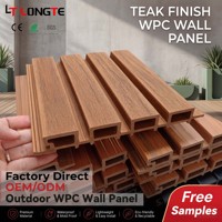 Revêtement mural extérieur en WPC de luxe, bardage extérieur en composite bois-plastique, imperméable, résistant aux UV, anti-corrosion, façade de maison