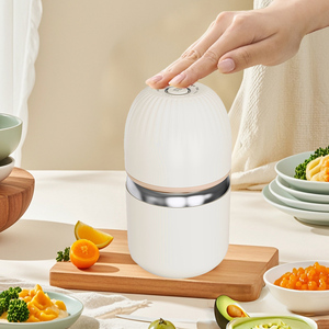 <span class=keywords><strong>Mini</strong></span> hachoir à viande électrique 400 ml avec bol en acier inoxydable 304, hachoir pour aliments pour bébés, pour l'ail et le piment - Product Image 4