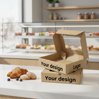 Boîte de présentation alimentaire en papier biodégradable haut de gamme personnalisée avec doublure en éponge, gaufrée, laminée mate et UV, vente en gros usine