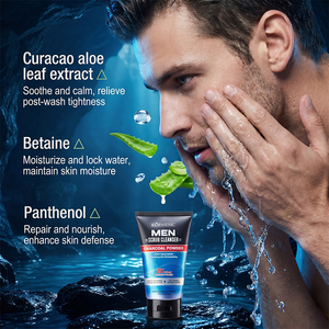 KORMESIC - Limpiador Facial Exfoliante de Carbón para Hombre, 100g, Espuma Abundante, Control de Grasa, Blanqueador e Hidratante - Product Image 4