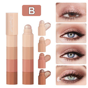 Dragon Ranee <span class=keywords><strong>4</strong></span>-in-1 Lazy Eyeshadow Pen Wasserfester Matter Perlglanz Multifunktionaler Vierfarben-Lidschattenstift-Set Dropshipping - Product Image 5