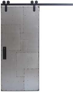 Wekis thép carbon trượt Barn Door con lăn phần cứng hệ thống trang trí nội thất treo cửa trượt phần cứng - Product Image 4