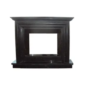 MFE097B Antique Marble Fireplace Surround, Fireplace Mantel Limestone, Natural Stone Patio Garden Fireplace