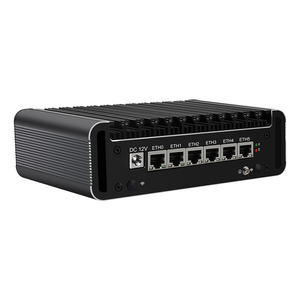 Caliente sin ventilador 6 LAN Mini PC <span class=keywords><strong>i5</strong></span> <span class=keywords><strong>1135G</strong></span> 2,5G Firewall aparato Quad Core max 64GB barebone ordenador pfSense VPN Router Openwrt ESXi - Product Image 1