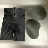 Pantalon gainant taille haute amincissant et sculptant le ventre, avec coussinets de hanche amovibles, 4 rangées de boutons, pour un fessier rebondi et des hanches plus larges, et soutien lombaire