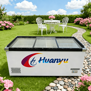 Congelador Comercial de Alta Eficiencia Tipo Isla para Supermercados, Vitrina para Exhibición y Almacenamiento de Alimentos Congelados - Product Image 6