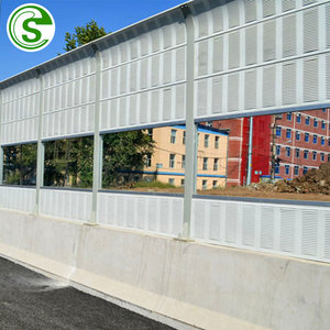 Utilisé pour les panneaux de clôture de rue commerciale, transparents et insonorisants, les barrières antibruit acoustiques en acrylique pour les centres commerciaux - Product Image 1