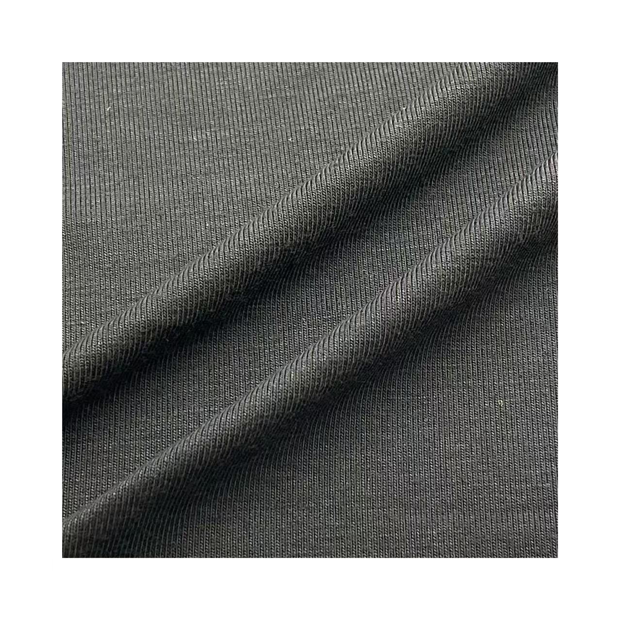 Oeko Tex Anti Bacterial Breathable 200Gsm 95% Bamboo 5% Spandex Knitted Sustainable Single Jersey Fabric for Tshirts Underwear