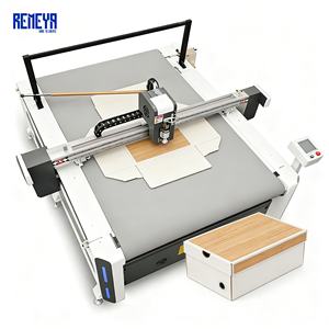 Machine à découper le papier de qualité industrielle REMEYA, coupeur oscillant en V pour carton ondulé de 20 mm d'épaisseur, largeur de travail de 1600 mm, vitesse de 100 m/min - Product Image 1