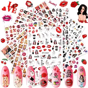 Factory Directly China Supplier Nail Art Decals Stickers Nail Art Sticker 2024 Luxury Nail Stickers Factory Vendor