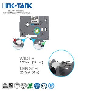 Tinta tanque 12mm Compatible <span class=keywords><strong>M</strong></span>-<span class=keywords><strong>K231</strong></span> MK 231 MK231 negro sobre blanco P-Touch etiqueta de la cinta de cartucho para Hermano PT-55 PT-85 impresora - Product Image 3