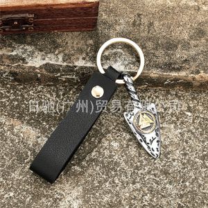 Llavero con Flecha Estilo Vikingo Nórdico, Colgante de Acero Inoxidable, Accesorio de Cuero para Hombre, Uso Diario - Product Image 3