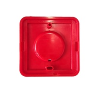 Sirena Estroboscópica con Sonido de Incendio, DC12V 24V, LED Intermitente, Alarma de Sonido y Luz, Material ABS, Sistema de Alarma de Incendio Convencional