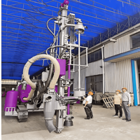 Foreuse de surface à performance fiable, machine de forage DTH portable, foreuse hydraulique