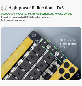 แบตเตอรี่รถยนต์ไฟฟ้า 3.2V LiFePO4 3.7V Li-ion พร้อมระบบจัดการแบตเตอรี่ (BMS) 8S 24V 15S 16S 48V 60V 20S 21S 72V ระบบจัดการแบตเตอรี่อัจฉริยะ (Smart BMS) แบบ UART - Product Image 2