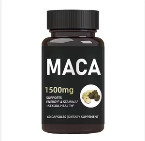 Kapsul Bubuk Akar Maca Organik Oem 60 Pil Ekstrak Macagin Bentuk Pil Bubuk Kapsul Macagin Merah Suplemen - Product Image 3