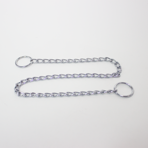 Wetterfeste Haustier-Halskette aus weichem legiertem Stahl im modernen Stil Slip P-Kette Hunde trainings halsband Schnell verschluss Metall-Choke-Hunde halsband - Product Image 2