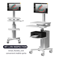 Contrôle médical RV chariot portable médical ordinateur tablette chariot équipement mobile chariot ordinateur bureau avec réglable