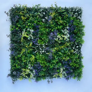Paneles de valla PE decorativos para exteriores, seto de plantas artificiales de pared de árbol de agave y eucalipto exótico para uso en interiores y exteriores - Product Image 3